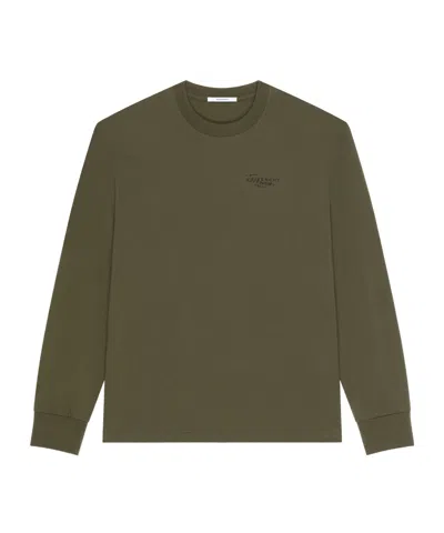 GIVENCHY GIVENCHY STAMP PRINTED LONG-SLEEVED T-SHIRT