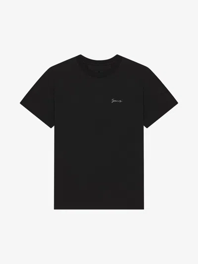 Givenchy T-shirt In Cotton With Hubert Objects Print In Black