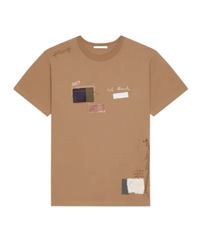 GIVENCHY T-SHIRT IN COTTON WITH TROMPE L'ŒIL PATTERN