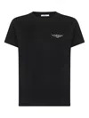 Givenchy Womens Black Logo-print Cotton-jersey T-shirt In Black