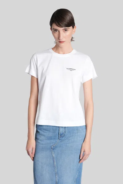 Givenchy T-shirt In White Cotton