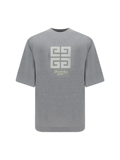 Givenchy T-shirt In Light Grey Melange