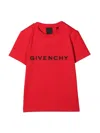 Givenchy Logo-print Cotton T-shirt In Red