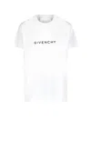 Givenchy Archetype Oversized T-shirt In Cotton In White