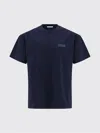 Givenchy Basic Cotton T-shirt With Mini Logo In Blue