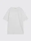 Givenchy White Cotton And Silk T-shirt With Jacquard Logo Men In Multi