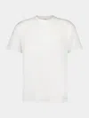 Givenchy Men White Crew Neck T-shirt With Logo On Front And Back In Cotton Man In White