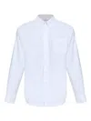 Givenchy Embroidered Chest-pocket Shirt - Men's - Cotton In White