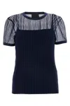 Givenchy Navy Slim Fit Polka Dots T-shirt In Navy