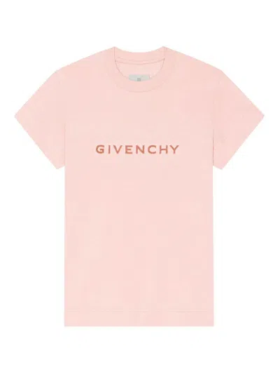 Givenchy Slim 4g T-shirt In Pink