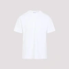 Givenchy Men White Crew Neck T-shirt With Logo On Front And Back In Cotton Man In White