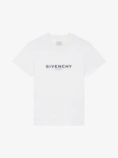 Givenchy Men White Cotton T-shirt