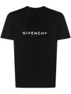 GIVENCHY T-SHIRT SLIM GIVENCHY REVERSE IN COTONE