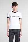 Givenchy Women Logo Print T-shirt In White
