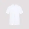 Givenchy Men White Crew Neck T-shirt With Logo On Front And Back In Cotton Man In White