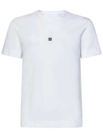Givenchy Metal 4g Crewneck T-shirt In White