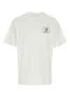 Givenchy T-shirt In Cotton With Sequins Argyle Pattern In White