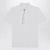 Givenchy White T-shirt With Buttoned Collar In White