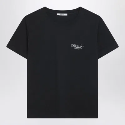 GIVENCHY GIVENCHY T-SHIRT WITH GIVENCHY STAMP PRINT