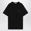 Givenchy Black Cotton T-shirt With Logo In Black