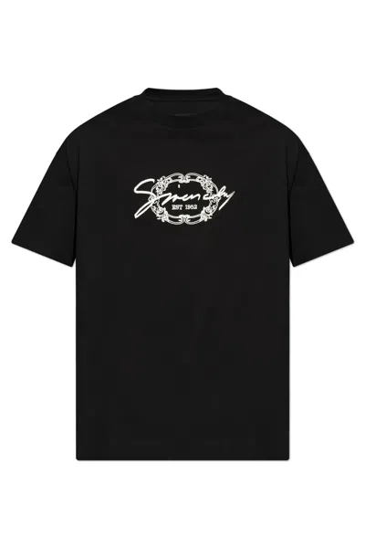 Givenchy T-shirt With Logo In Black
