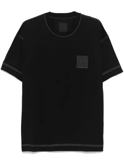 Givenchy Men T-shirt With Logo In Black