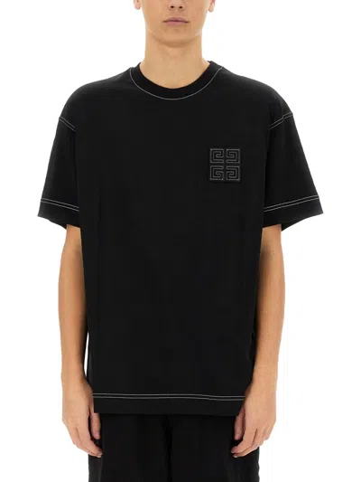 Givenchy T Shirt With Logo In Black