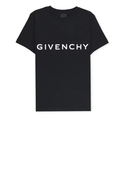 Givenchy Kids' T-shirt With Logo In Black