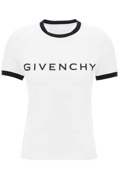 GIVENCHY T-SHIRT WITH LOGO LETTERING