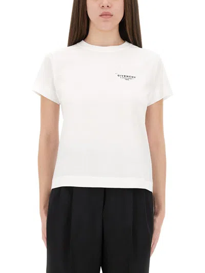 Givenchy T-shirt With Logo In White