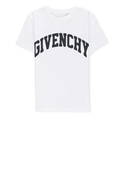 Givenchy Kids' T-shirt With Logo In White