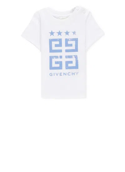 Givenchy Babies' T-shirt With Logo In White