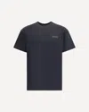Givenchy T-shirt With Logoed Patch In Gray