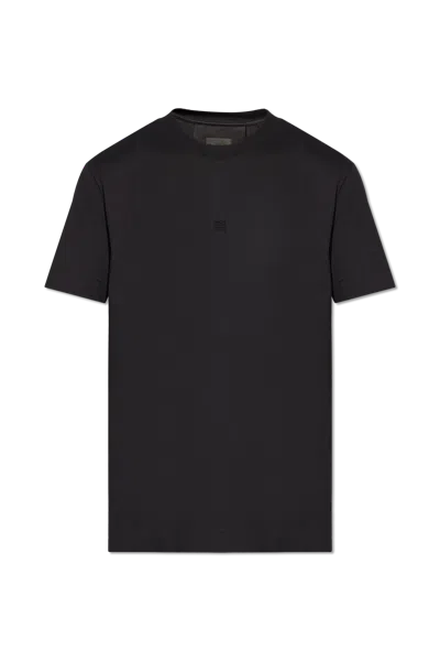 Givenchy T-shirt With Monogram In Black