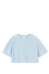 Givenchy Logo-print Cotton T-shirt In Acqua