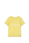 Givenchy Logo-print T-shirt In Gold