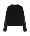 Givenchy T-shirt With Round Neck And Long Sleeves In Black