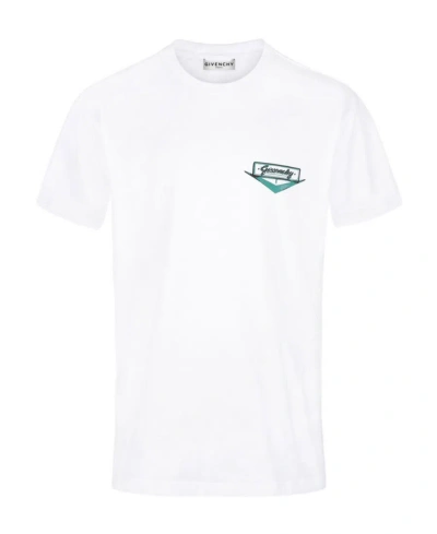 Givenchy T-shirt With Round Neck And Short Sleeves In White