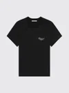Givenchy Black Cotton T-shirt With Logo In Multi
