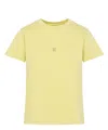 Givenchy Back Bow T-shirt In Yellow