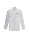 Givenchy Classic Fit Shirt With Logo Print Clothing In White