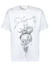 Givenchy With Chandelier And Snake Print T-shirt White
