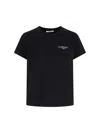 Givenchy Black Cotton Jersey Crewneck T-shirt In Multi
