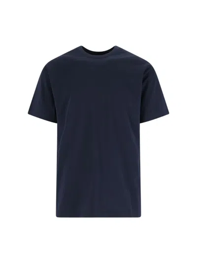 Givenchy Navy Cotton T-shirt With Bold White Logo Print In Blue