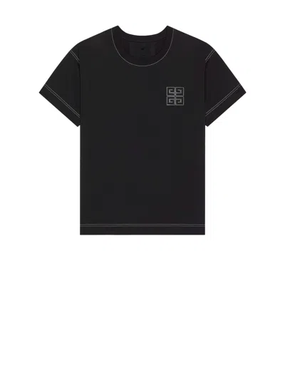 Givenchy Men T-shirt With Logo In Black