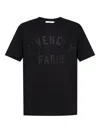 Givenchy Men Cotton T-shirt In Black