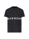 Givenchy Archetype Drop-shoulder T-shirt In Black