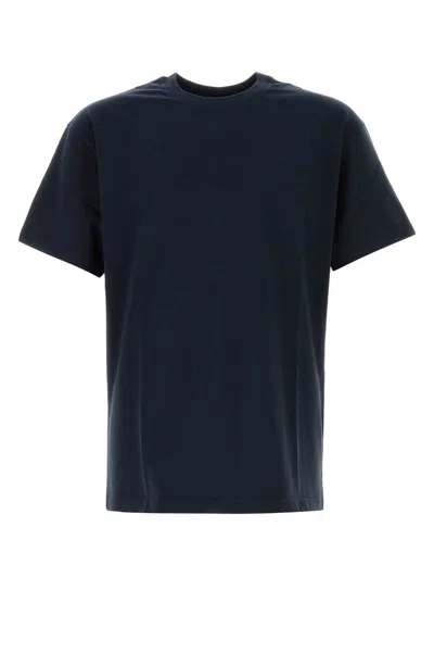 Givenchy Navy Cotton T-shirt With Bold White Logo Print In Blue