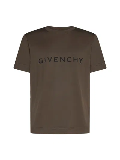 Givenchy T-shirts And Polos In Khaki