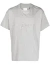 Givenchy Logo-print Cotton T-shirt In Gray